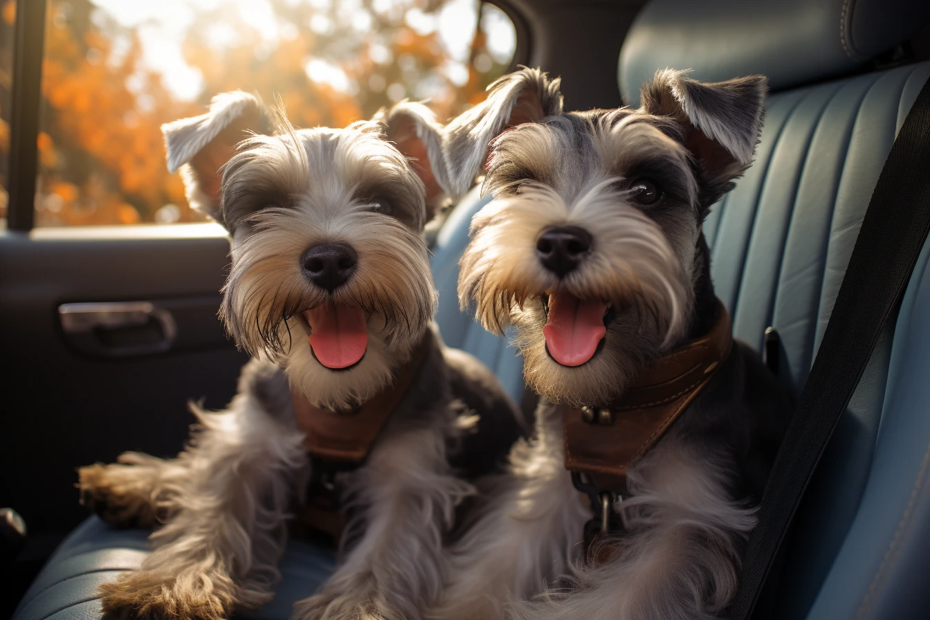 BMW 3 Series back seat cover for Miniature Schnauzers