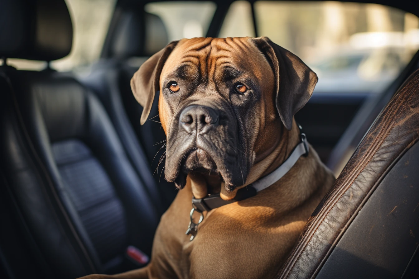 Mercedes-Benz GLC back seat cover for Bullmastiffs