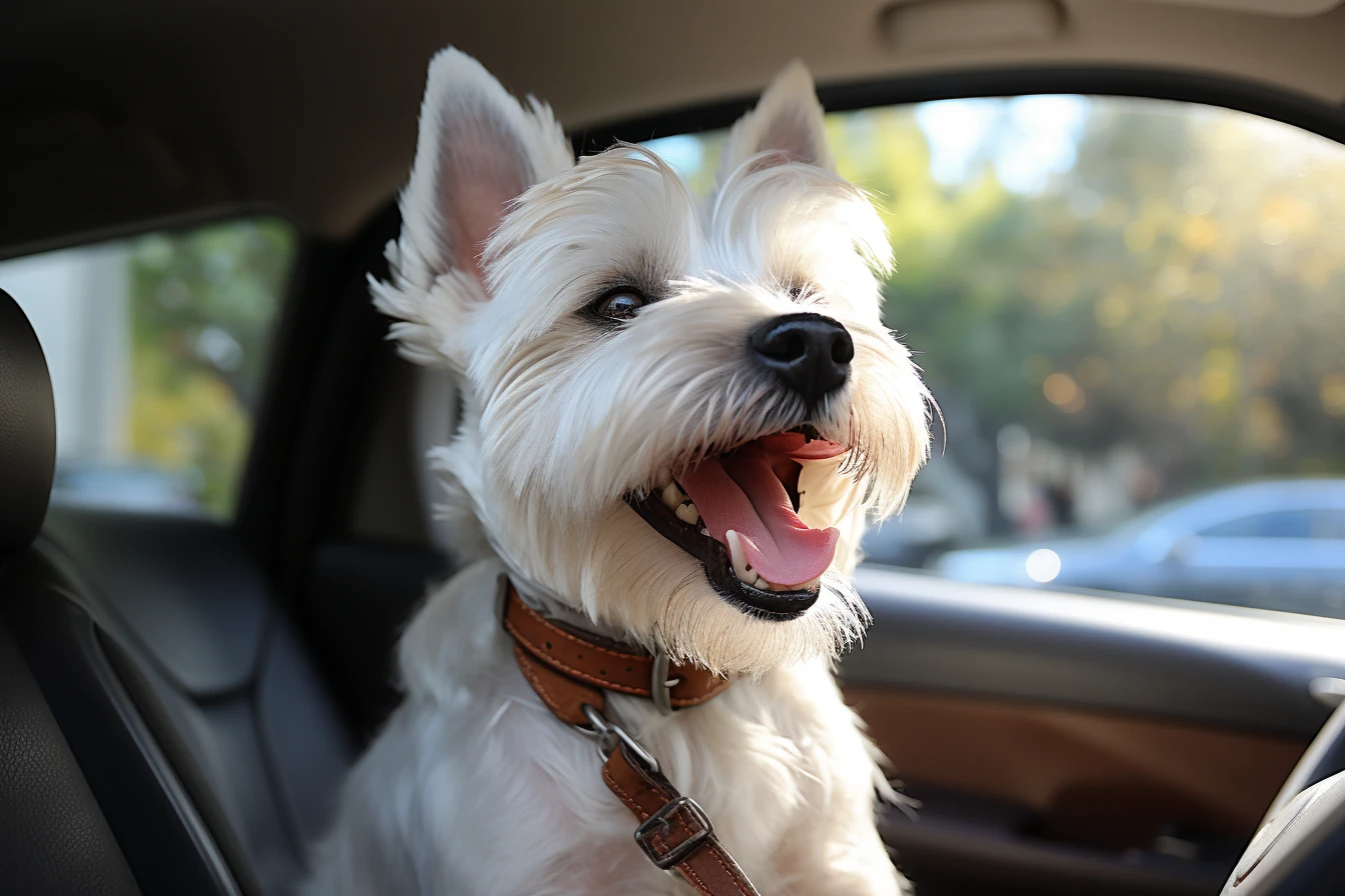 Dodge Grand Caravan Dog Car Seat for West Highland White Terriers